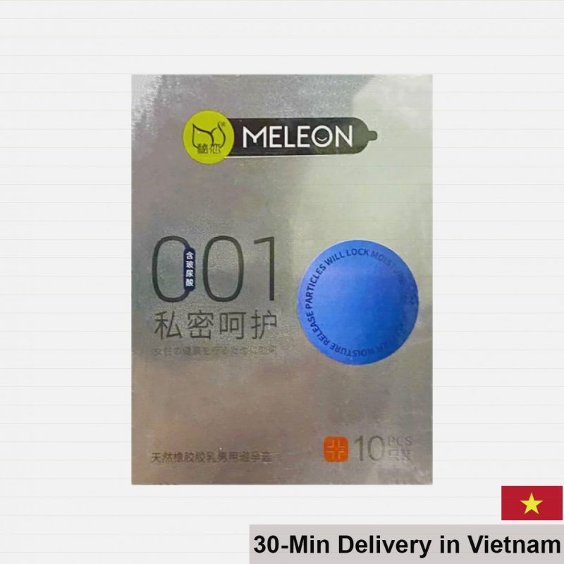 Meleon 001 Silver Ultra-Thin Condom 10pcs for Real Feel 