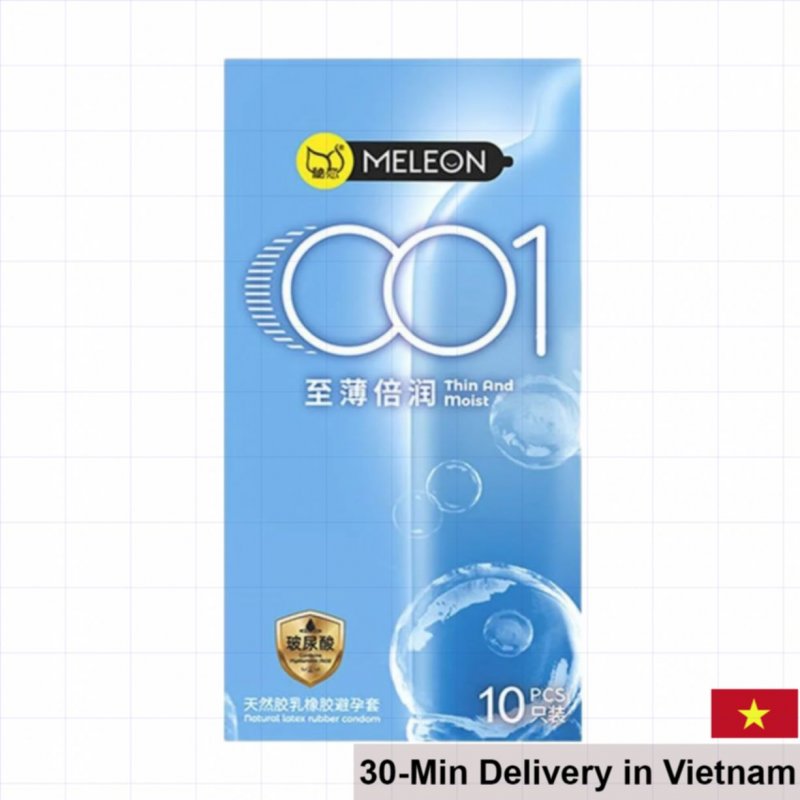 Meleon Thin Moist Condom Ultra Thin Natural Feel Sensation 