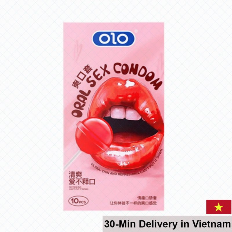 OLO Oral Sex Ultra-Thin Condom 10 Pack 