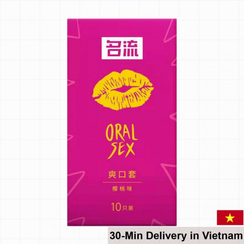 Mingliu Fruit Flavour Oral Sex Condoms Cherry Scent 10pcs Box 