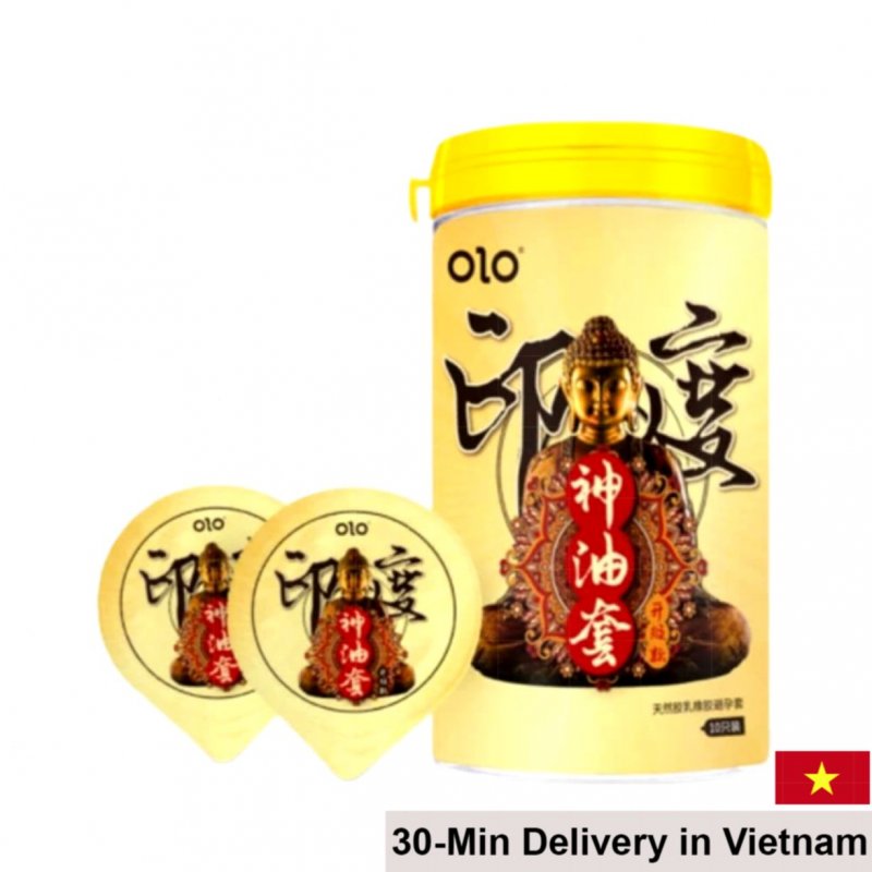 OLO 0.01 Ultra Thin Ribbed Textured Performance Condoms 