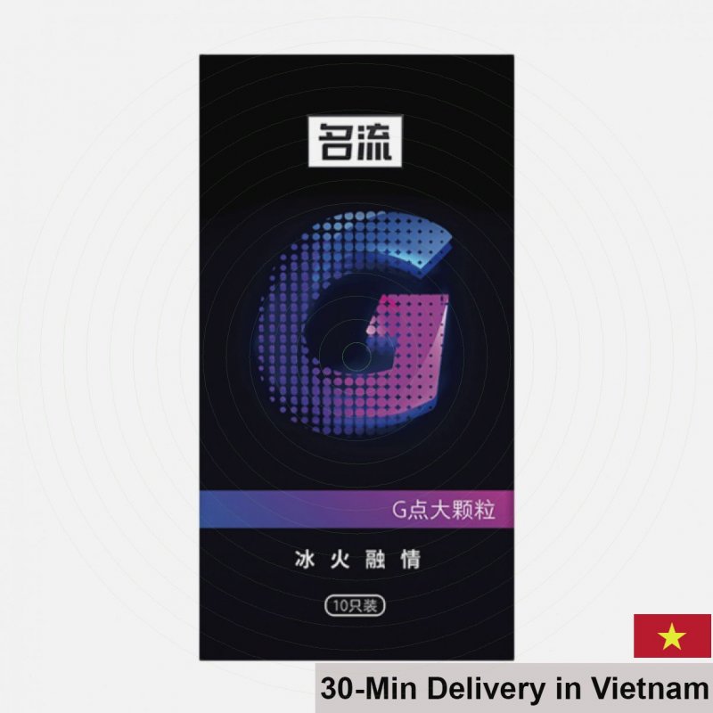 Mingliu Purple Mint Flavor Condoms 10pcs Cooling Sensation 