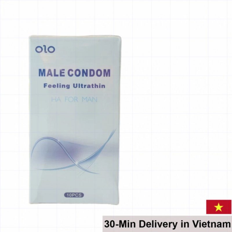 OLO Male Condom Feeling Ultrathin 10pcs Sensation Protection 