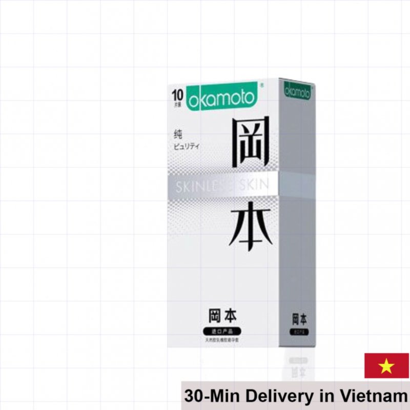 Okamoto Skinless Skin 10 Pack Ultra Thin Japanese Condoms 