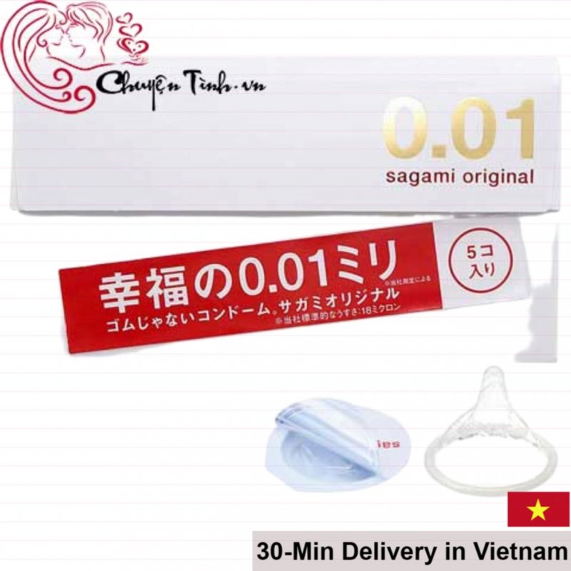 Sagami Original 0.01 Ultra Thin Polyurethane Condoms Japan 