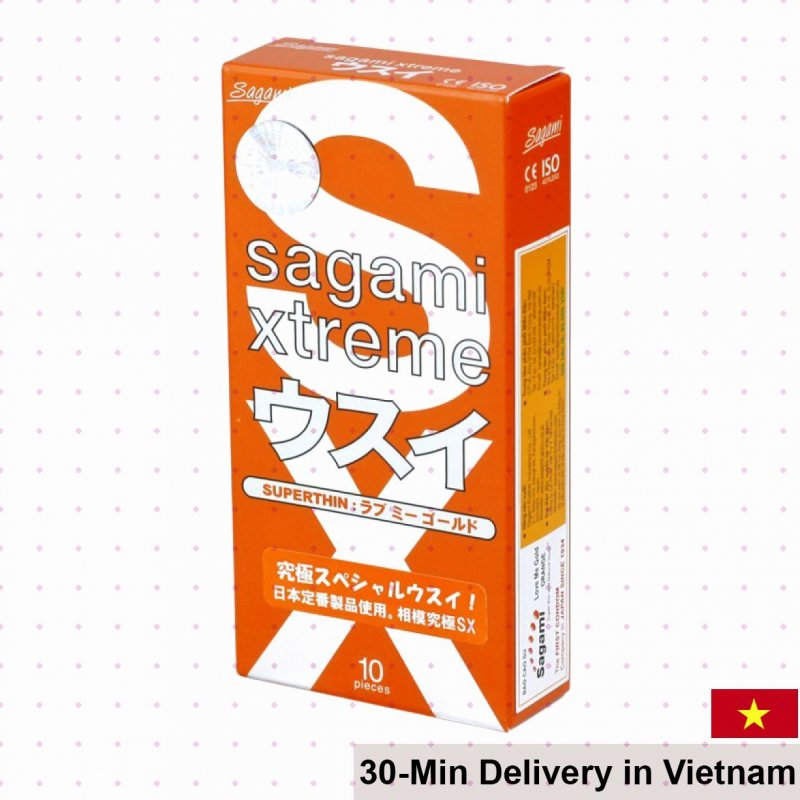 Sagami Xtreme Super Thin 0.03mm Condoms Box of 10 