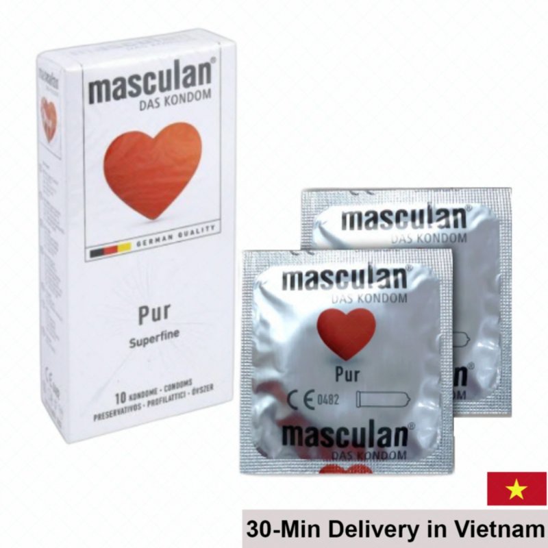 Masculan Pur Ultra-Thin German Condom Extra Lubricated 