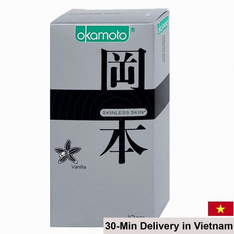 Okamoto Vanilla Scented Natural Feel Condom Pack 10 