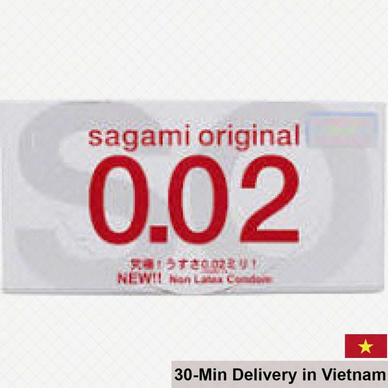 Sagami Original 0.02 Ultra Thin Japanese Condoms 2pcs 
