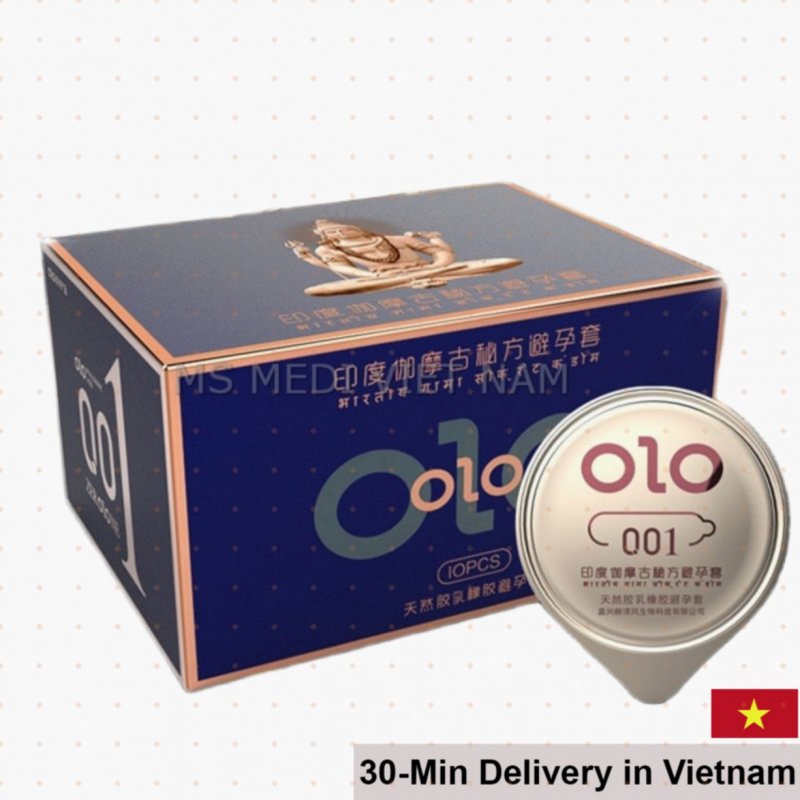 OLO Ultra-Thin Condom India Blue Delay Time Extra Lubricated 