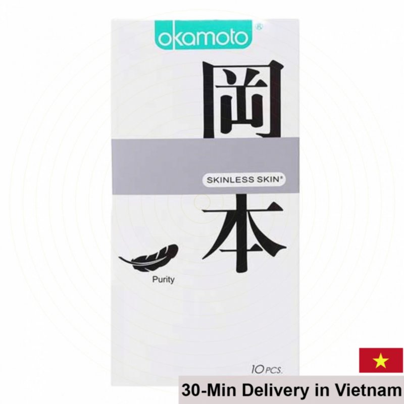 Okamoto Skinless Skin Purity Ultra Thin 0.05mm Lubricated Condoms 