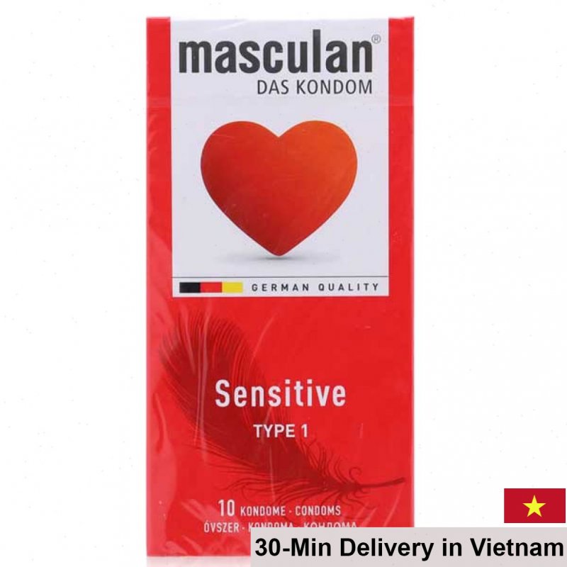 Masculan Sensitive Ultra-Thin Silk-Like Lubricated Condoms 
