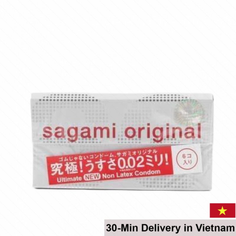 Sagami Original Ultrathin 0.02mm Japanese Condom 6-Pack 