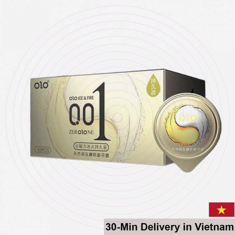 Olo Ice and Fire Ultra-Thin High Quality Condoms 