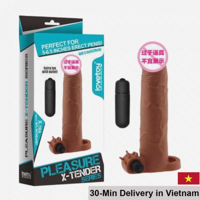 Lovetoy Oldman Ribs Vibrating Condom US Standard 