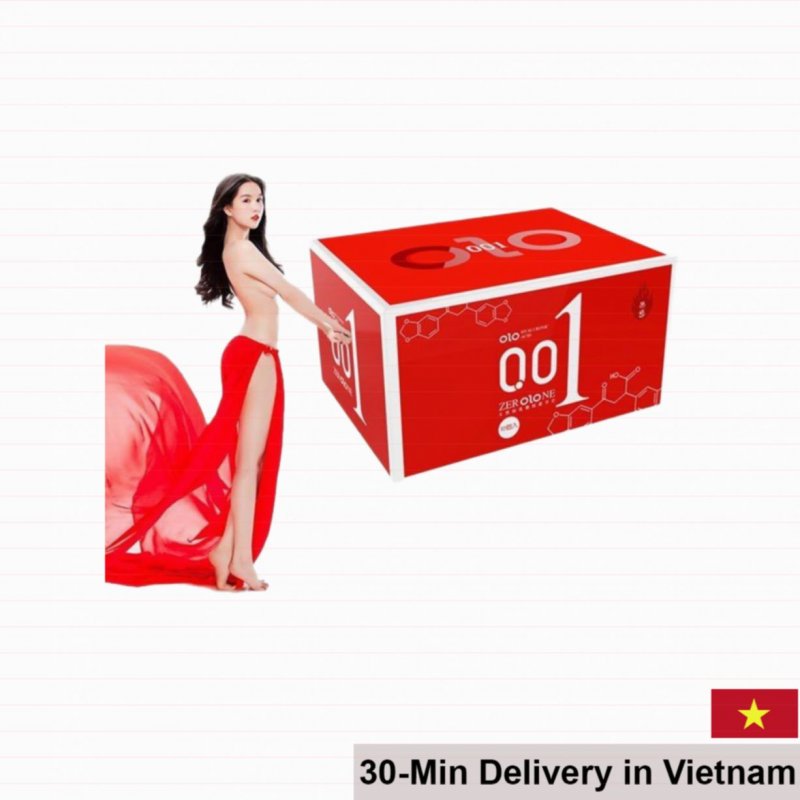 OLO Ultra-Thin Warm Red Condom for Exciting Sensation 