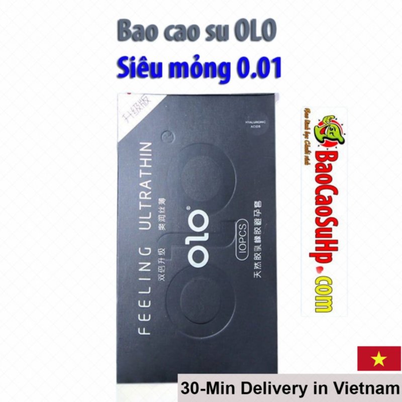 Olo Ultra-Thin 0.01mm Premium Condoms for Natural Feeling 