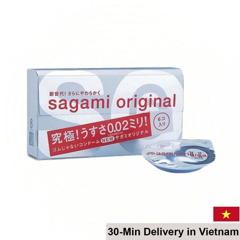 Sagami Original Ultra Thin 0.02mm Condoms 2pcs 