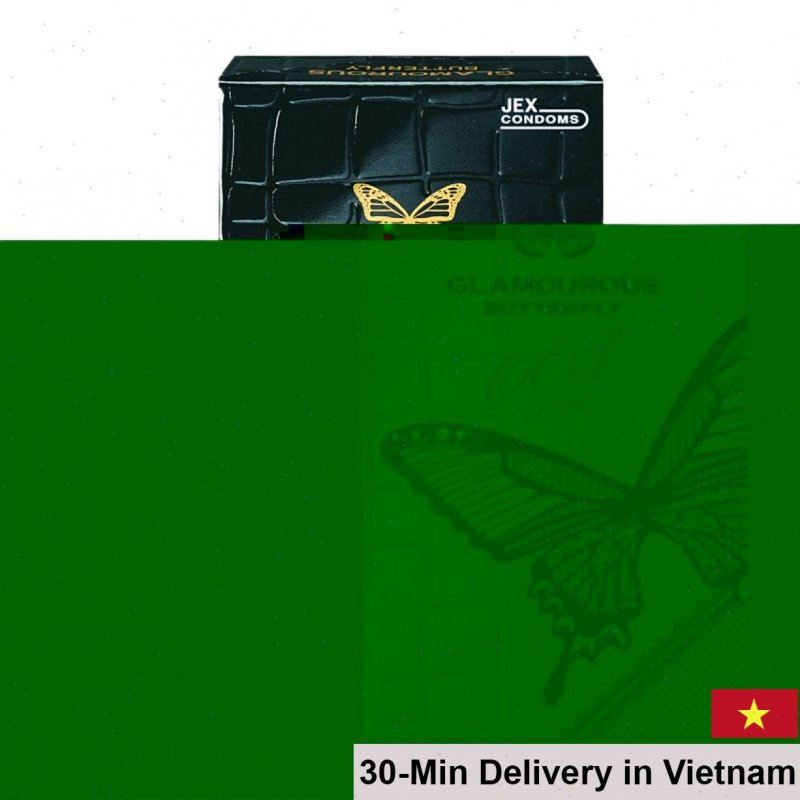 Jex Glamcurous Butterfly Ultra-Thin Condoms 10pcs Sensitive Fit 