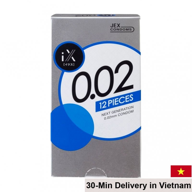 Jex IX Ultra-Thin 0.02mm Condom Box of 6 for Sensitive Feel 
