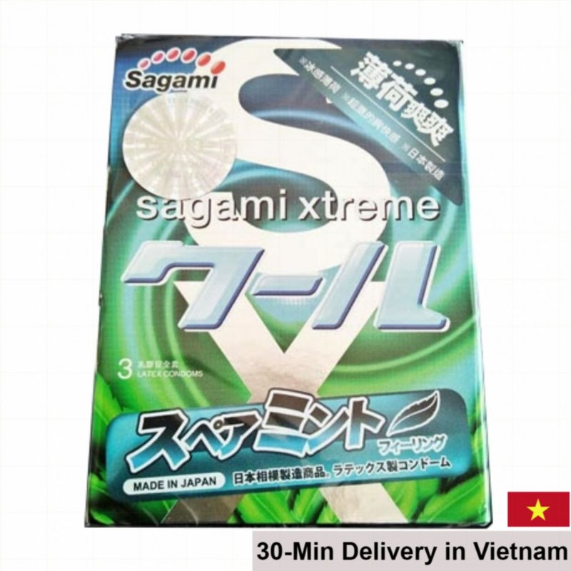 Sagami Spearmint Premium Minty Scented Japanese Condoms 