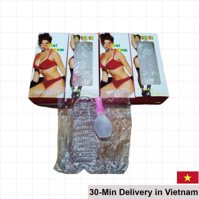 Donzen Spiked Condom Exciting Textured Sensation 