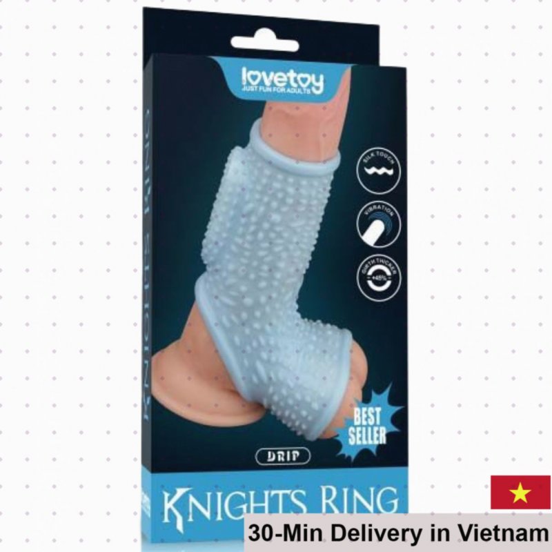 Lovetoy Knights Ring Open Tip Reusable Condom 