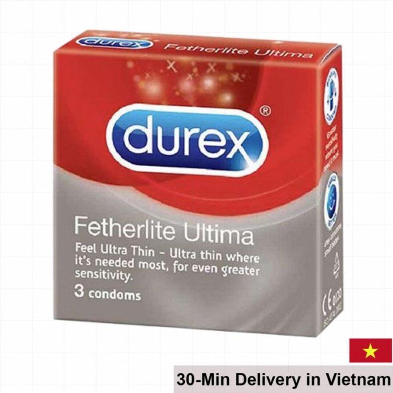 Durex Fetherlite Ultima Ultra Thin Condom 3 Pack Safe Pleasure 
