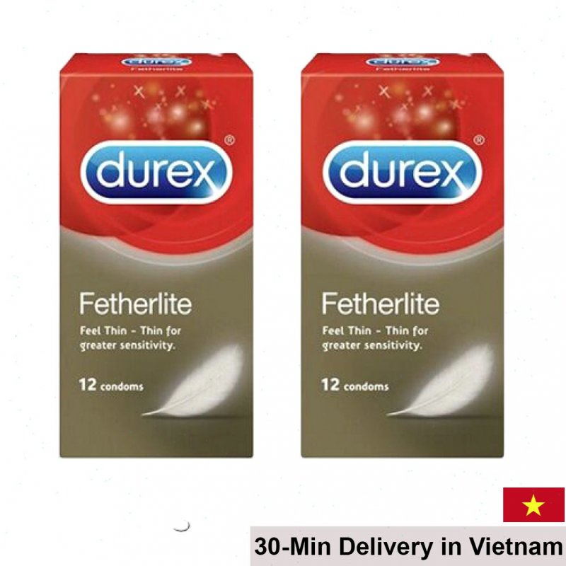Durex Fetherlite 12pcs Ultra-Thin Latex Condoms 
