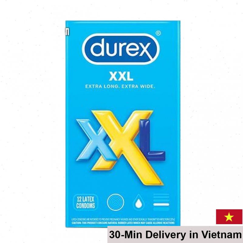 Durex XXL Large Size Condom Pack of 12 Comfortable Fit 