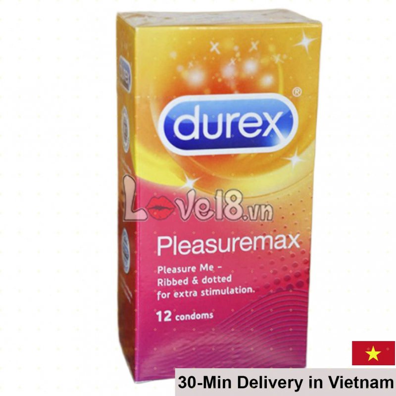 Durex Pleasuremax Textured Condoms 12pcs Safe Thin 