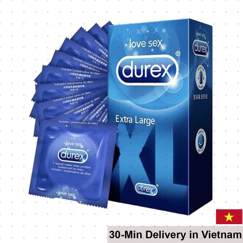 Durex Extra Large XL Condom Natural Rubber Safe Protection 