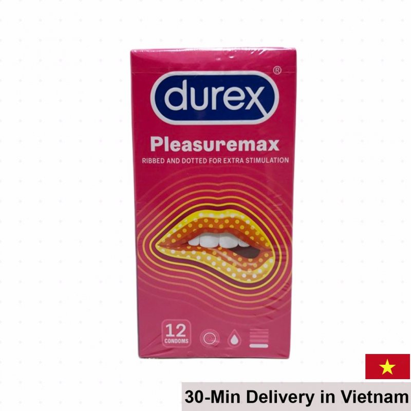 Durex Pleasuremax Textured Large Condom for Intense Sensation 