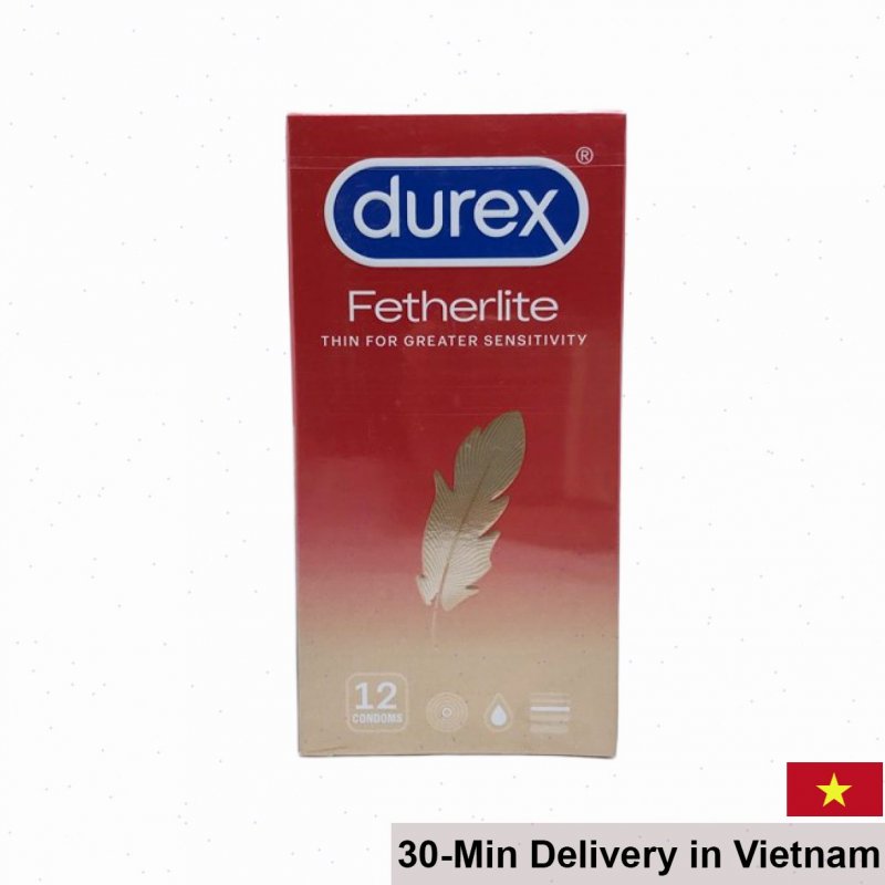 Durex Fetherlite Ultra Thin Condom Natural Feel Sensation 