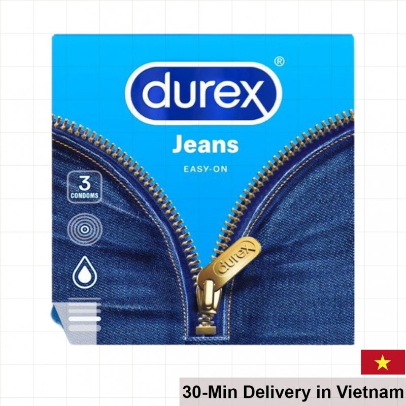 Durex Jeans Easy On Lubricated Condom Comfortable Fit 