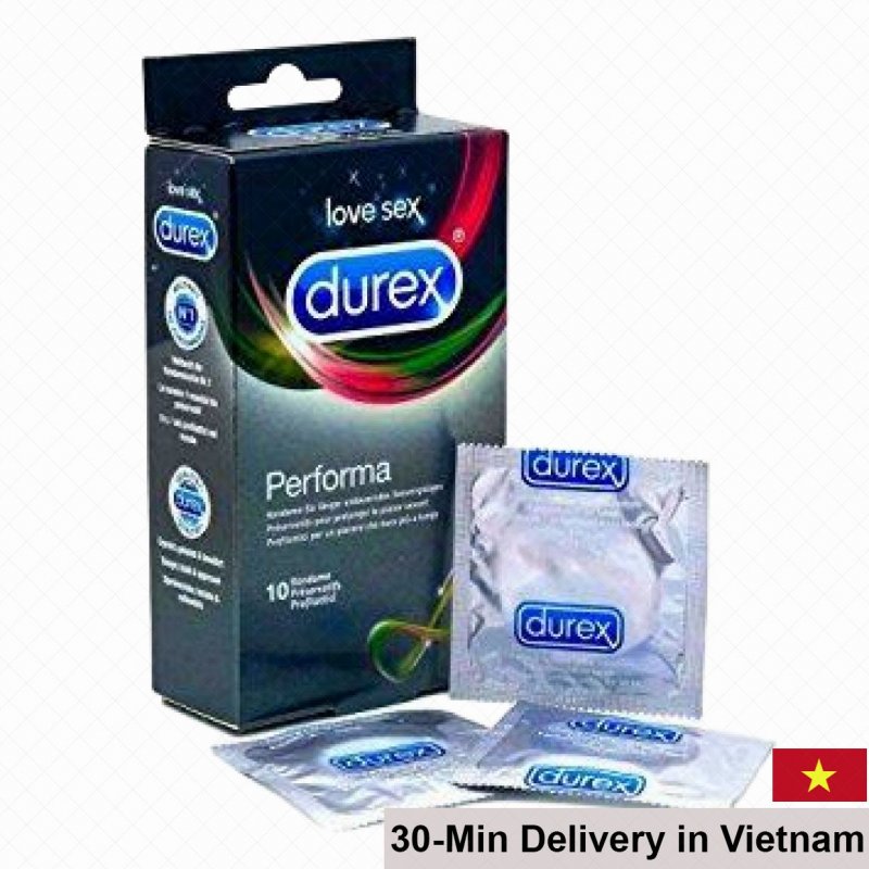Durex Performa Delay Condoms Premium Long-Lasting Pleasure 