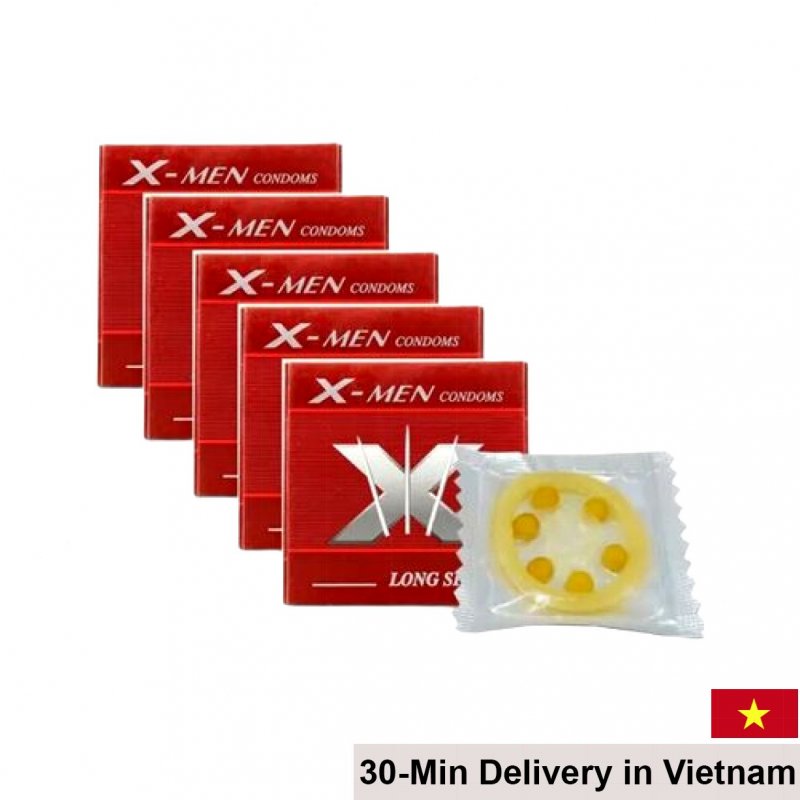 Xmen Textured Condom Enhances Size Sensation for Women 