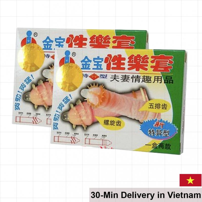 Soft Spiked Condoms Pack of 2 Enhance Female Climax Protection 