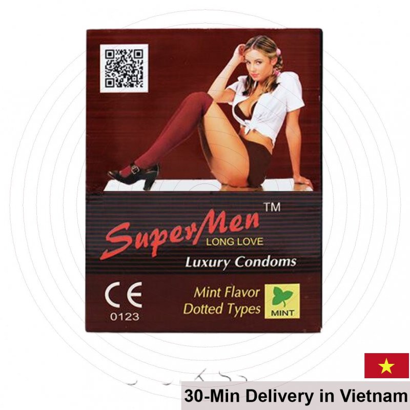 Super Men Cost-Effective Textured Scented Condom 52mm Width 