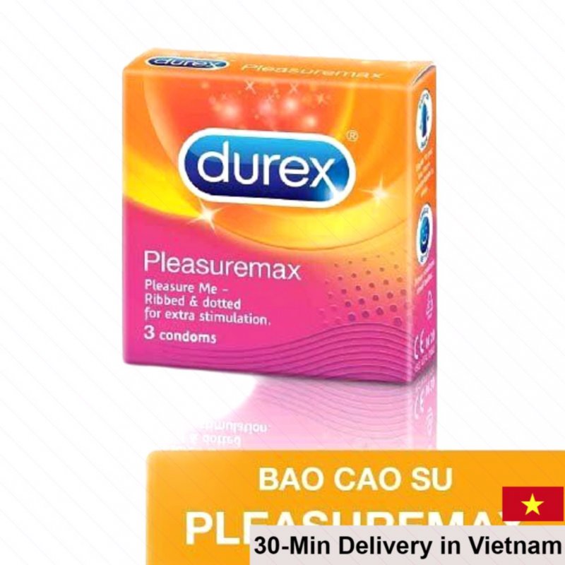 Durex Pleasuremax Ribbed Condoms Extra Sensitive 3 Pack 