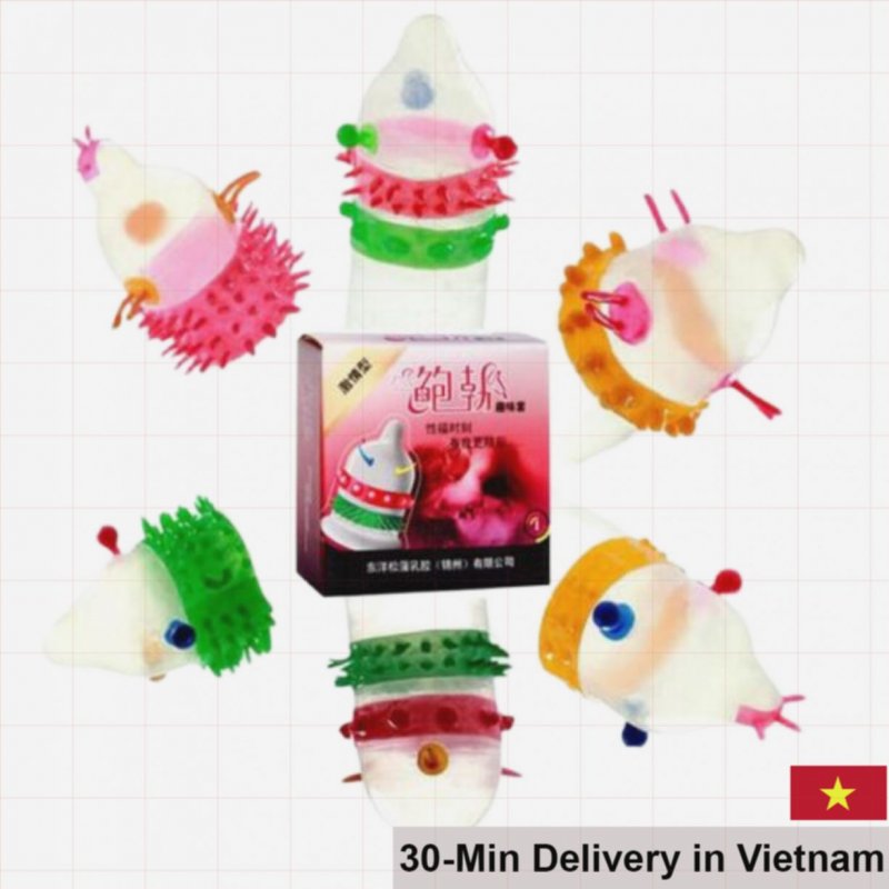 RunBo Ultra Ribbed Textured Condoms 