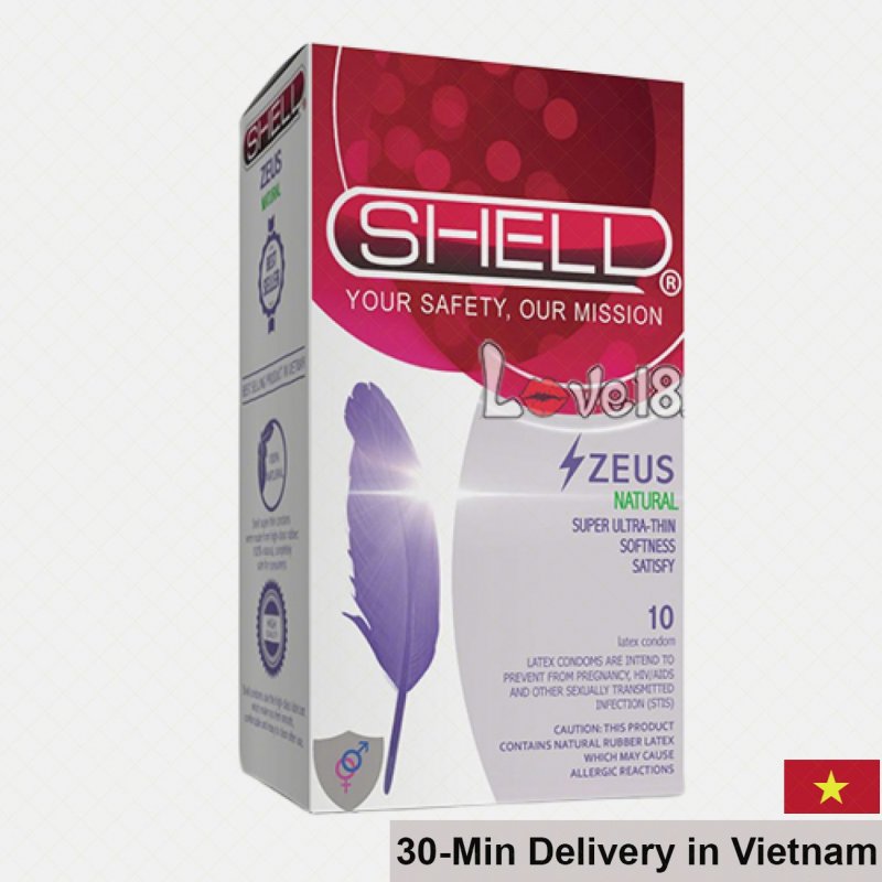 Shell Zeus Ultra Thin Korean Condoms with Lubricant 10pcs 