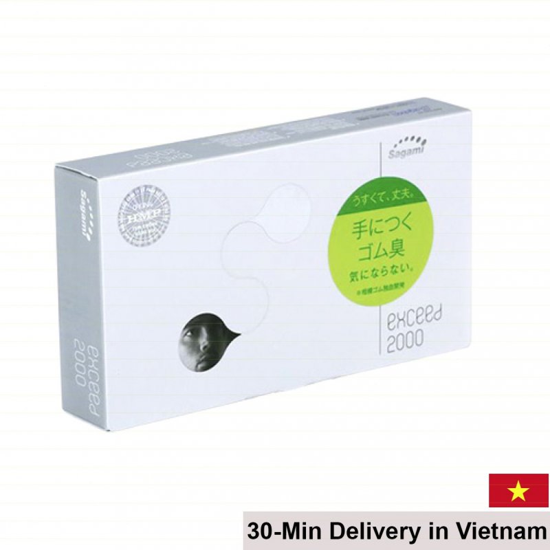 Sagami Exceed 2000 Ultra-Realistic Condom Box 12pcs 