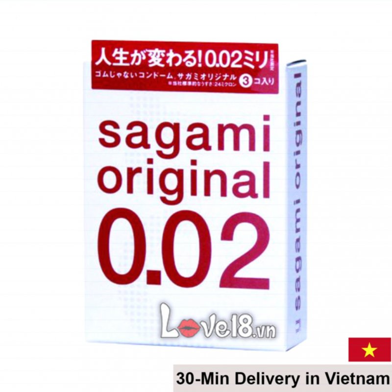 Original Sagami 0.02 Ultra-Thin Condom from Japan 2-Pack 