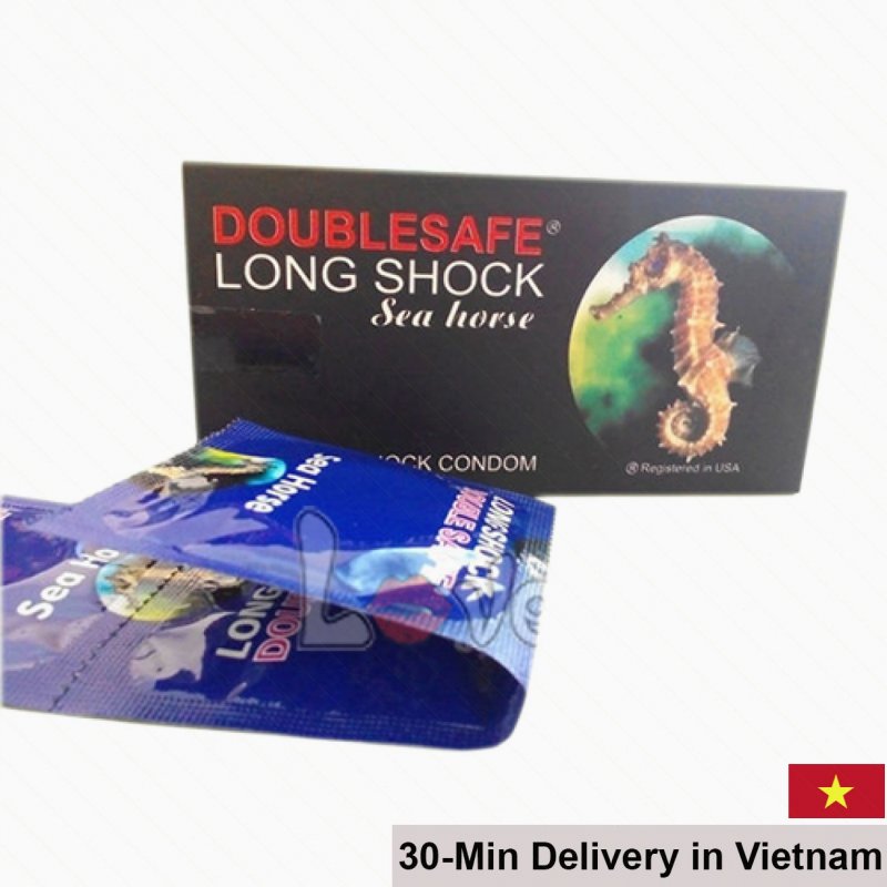 Doublesafe Long Sock Delay Thin Latex Condom 12pcs 
