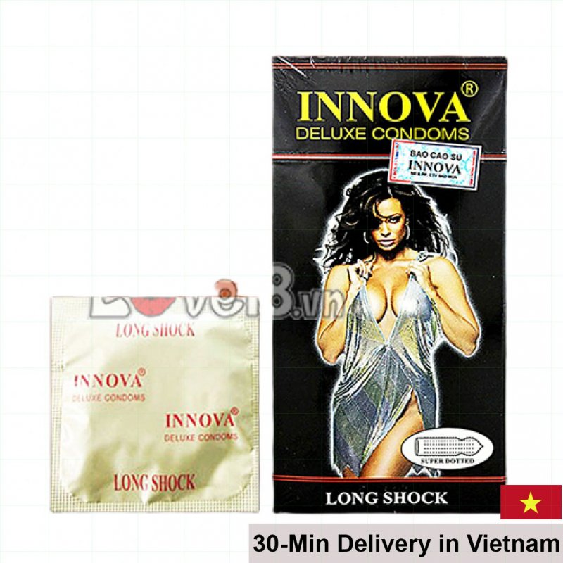 Innova Extended Pleasure Condoms with Fine Texture 12pcs 