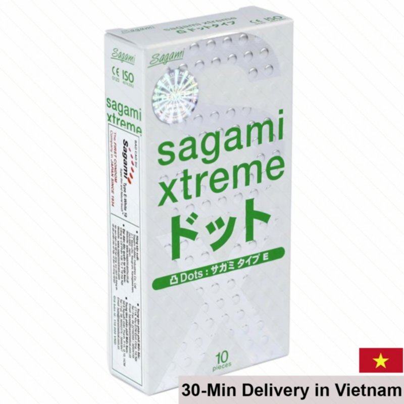 Sagami Xtreme Blue 10 Super Thin Textured Condoms 