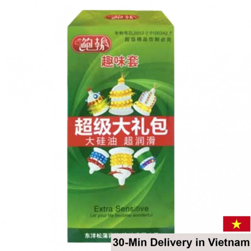 Runbo Super Spike Textured Condom Bi-Sensation 