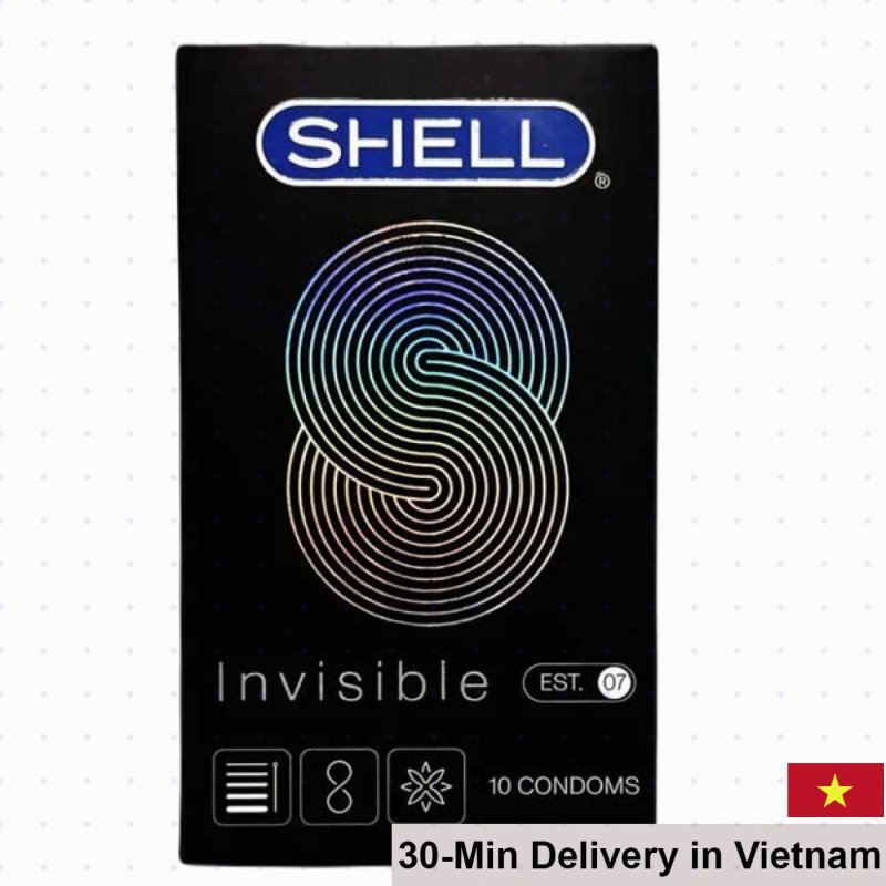Shell Invisible Ultra Thin Textured Condoms Delay 