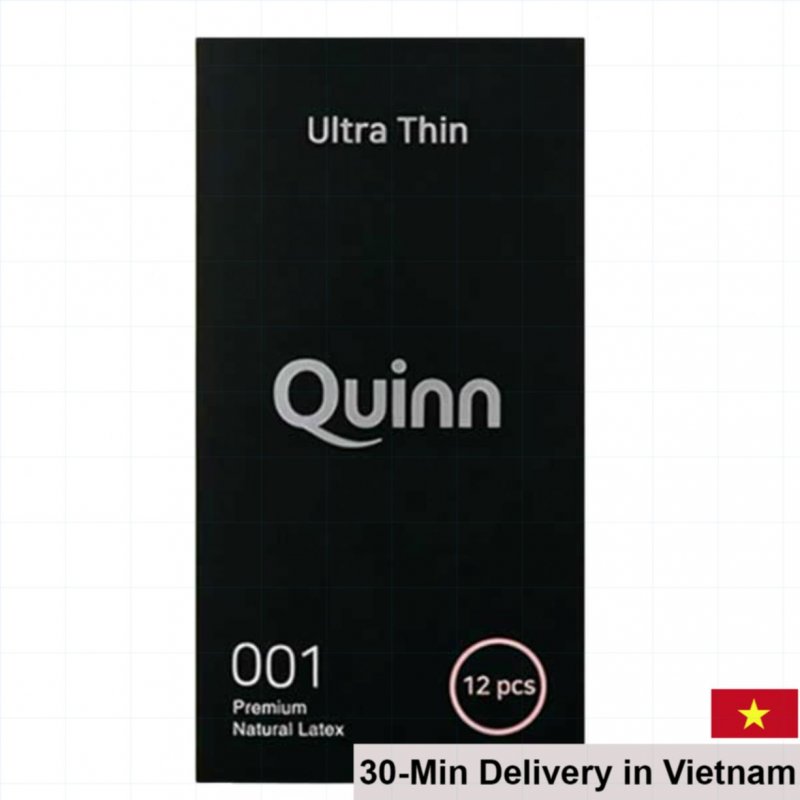 Quinn Ultra Thin 0.01mm Condom Soft Ribbed Enhance Sensation 
